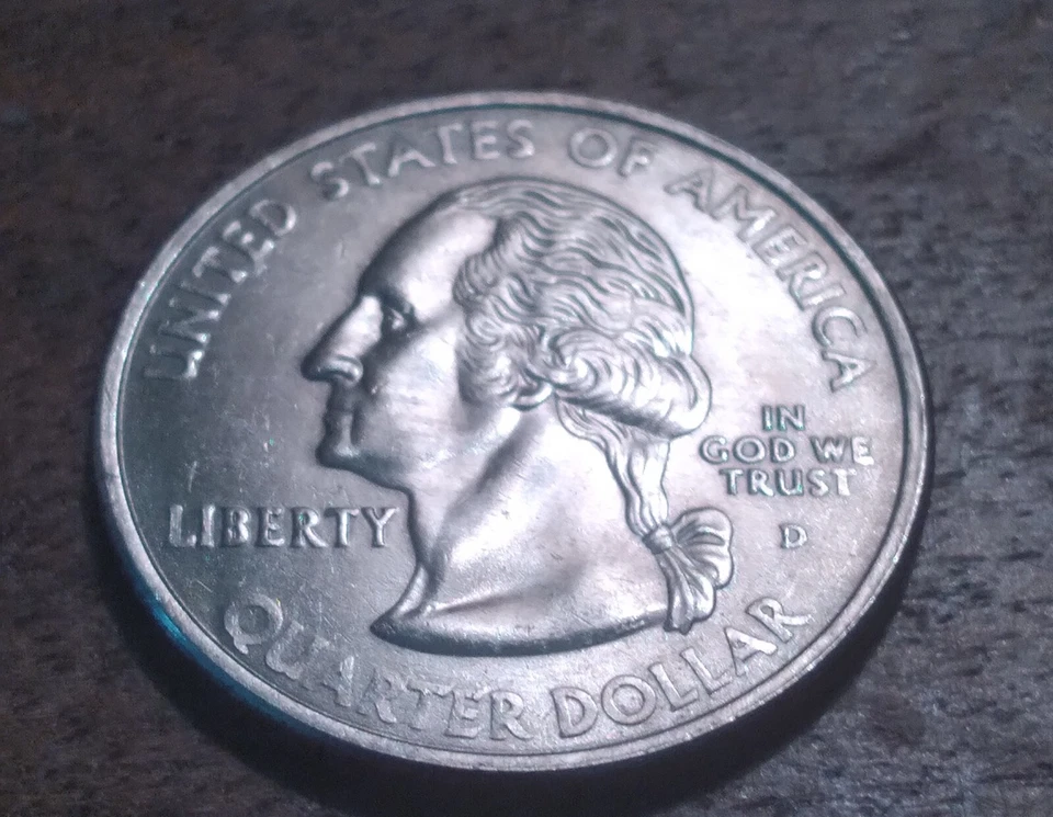 2002-D Tennessee State Quarter With Strike Through Error (Grease) - Image 4 of 4