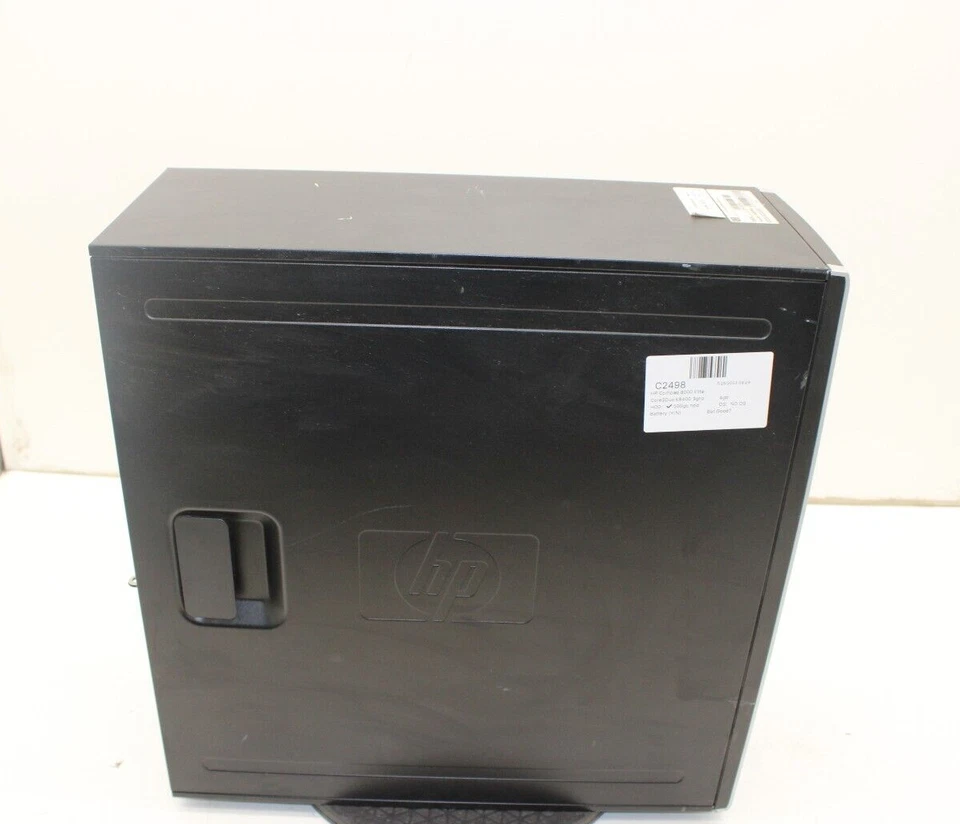 HP Compaq 8000 Elite Desktop PC Intel Core 2 Duo 4GB Ram 500GB HDD No OS - Image 2 of 4