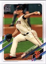 2021 Topps #589 Tony Watson San Francisco Giants