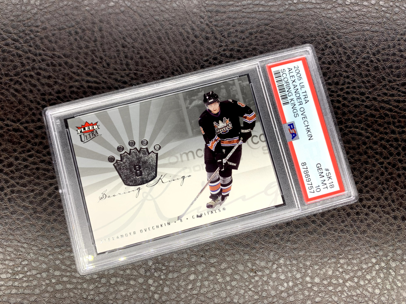 PROPHETIC 2005 Fleer Ultra Alexander Ovechkin Scoring Kings ROOKIE #SK18 PSA 10