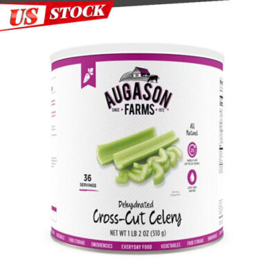 Dehydrated Cross-Cut Celery 18 OZ Emergency Food 36 Servings Survival Food