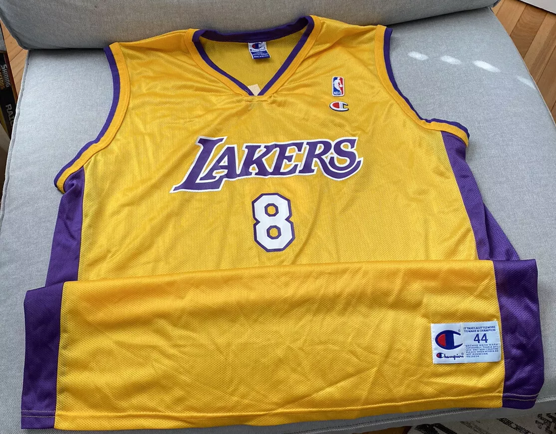 Men 8 Kobe Bryant Jersey Yellow Los Angeles Lakers Swingman Jersey