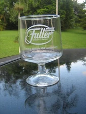 FULLER BRUSH COMPANY 90TH ANNIVERSARY   6" STEMMED GLASS OFFICIAL COLLECTIBLE