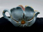 Vintage Blue Pink Creamer Pitcher — photo 1