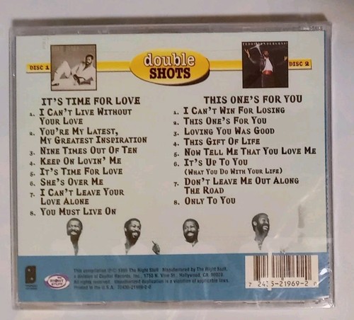 TEDDY PENDERGRASS - It's Time For Love / This One's For You - 2 CD - Original - Picture 2 of 5