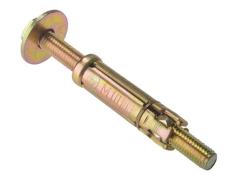 Forgefix Masonry Anchor Bolt Loose Zyp M10 X 25Mm Bag 5 FORLB1025G