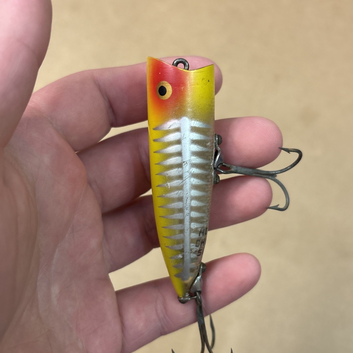 ヘドン HEDDON ☆ 60's CHUGGER-SPOOK C Vintage Heddon Chugger Spook Fishing Lure | eBay