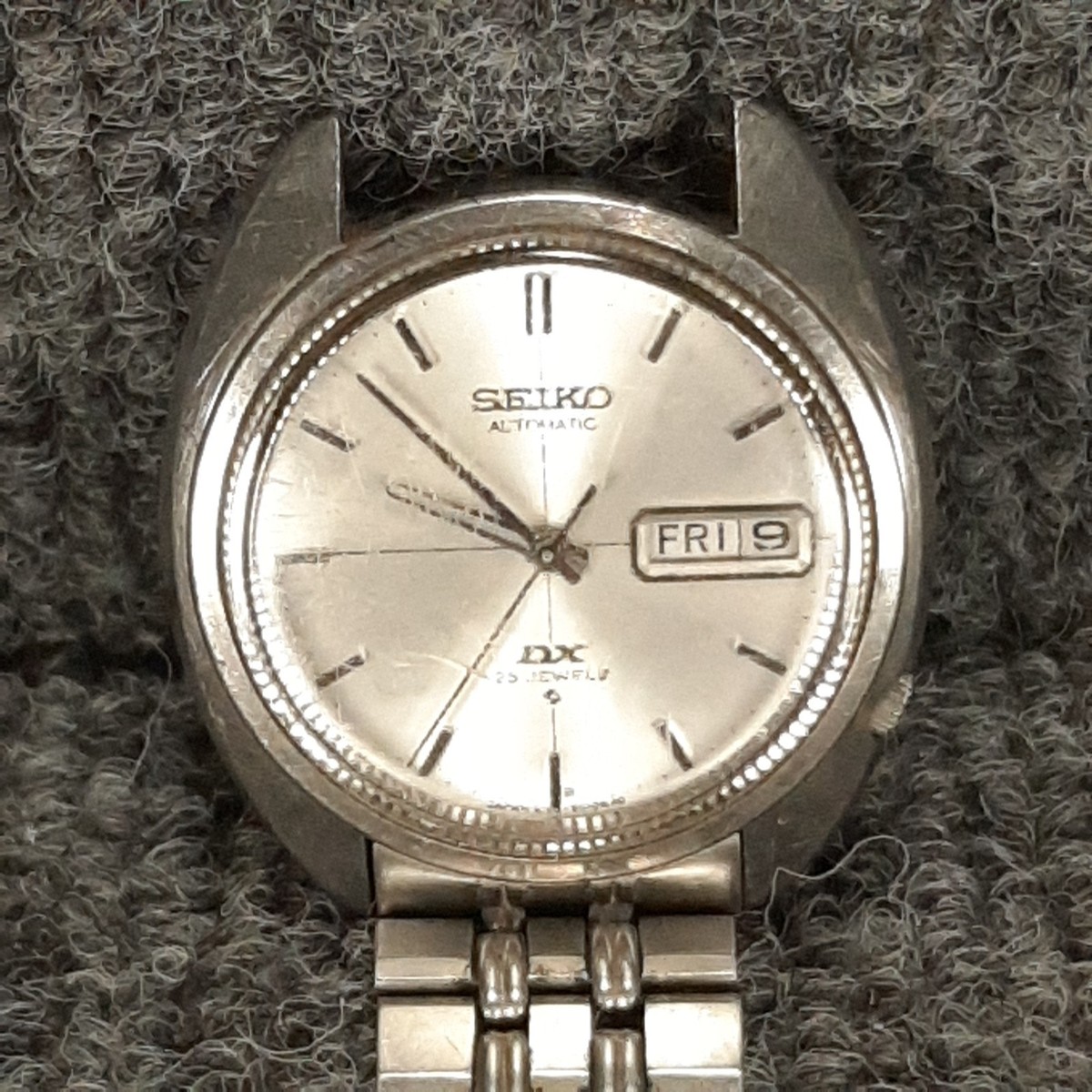 1969 Seiko Automatic DX 25 Jewel 6106-6003 Vintage Waterproof