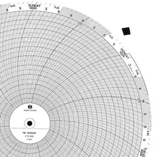 Graphic Controls Pw  00213891 7D Circular Paper Chart, 7 Day, Pk100