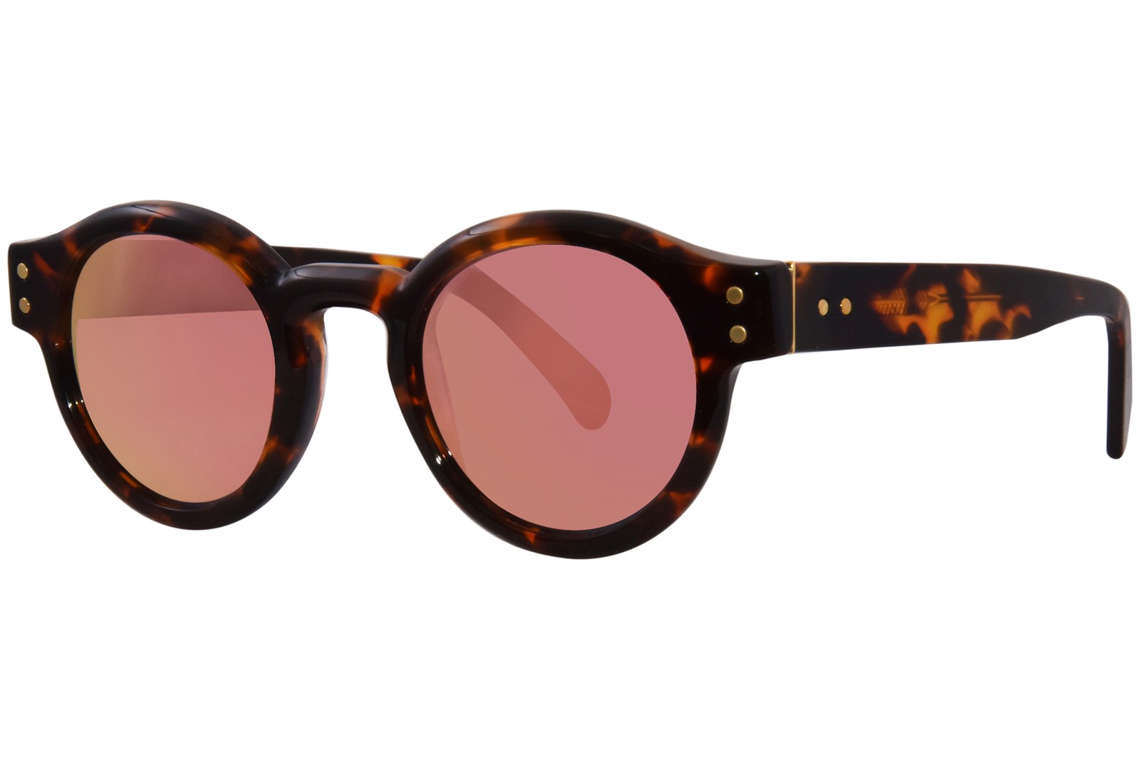 Солнцезащитные очки RetroSuperFuture Eddie J50R FW17 с зеркальными линзами HavanaPeach 48 мм 11990₽