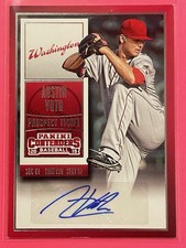 2015 Panini Contenders Austin Voth Prospect Ticket Auto #11 Baseball Nationals