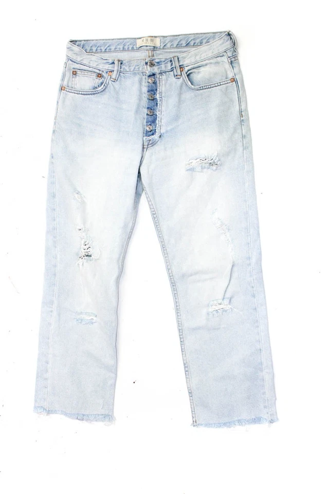 Free People We The Free Mujer Falda Estampado Animal Jeans Marrón Talla 8 27 Lote 2 Foto 4 de 4