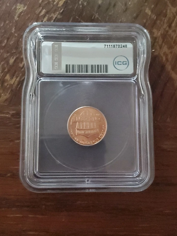 2025-P Lincoln Shield Cent ICG MS67 RD – Last Year of Issue Collectible - Image 3 of 4