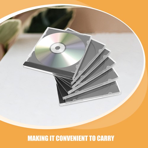 10 Pcs Étui CD Boite En Plastique Stockage D'enregistrements Vinyle - Afbeelding 9 van 12