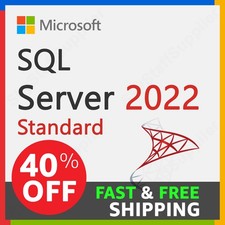 Microsoft SQL Server 2022 Standard Edition Retail - Full Version License - NEW