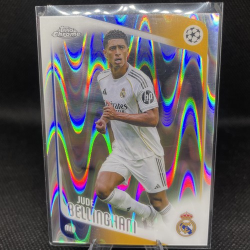 Jude Bellingham 2025-26 Topps Chrome Uefa Club #64 RayWave Refractor 