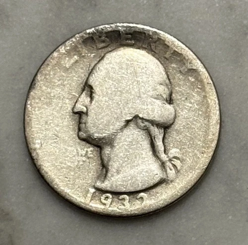 1932-P Washington Quarter - AG - About Good - 90% Silver