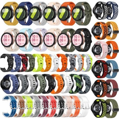Für Samsung Galaxy Watch 7 40 44mm FE 40mm Sport Silikon Armband Uhrenarmband