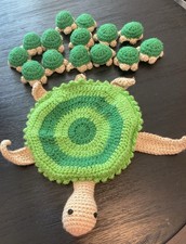 Crocheted Sea Turtle Memory Game for Toddlers and Seniors with Dementia Read