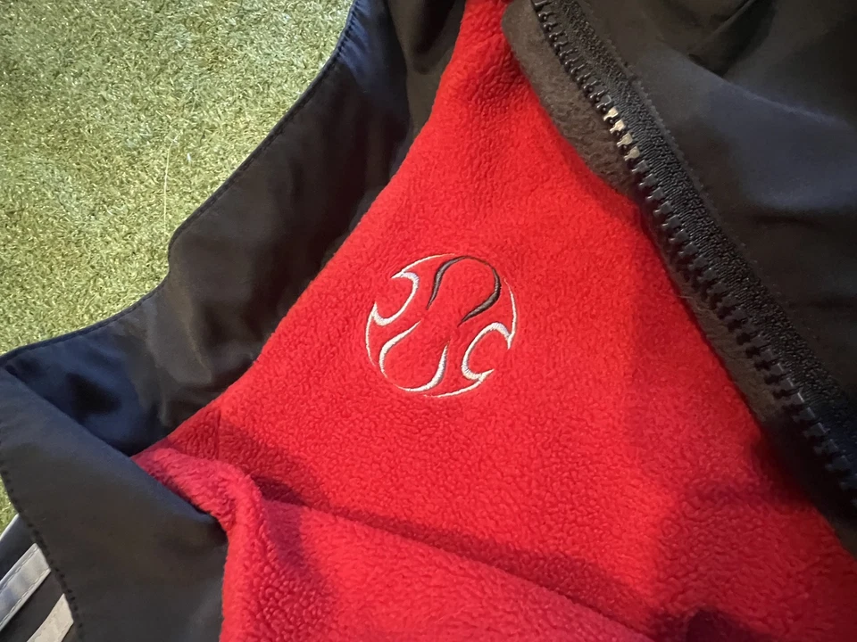 Adidas ClimaWarm LiverPool Crest Fleece Lined Pullover Jacket Mens Vintage - Image 2 of 4