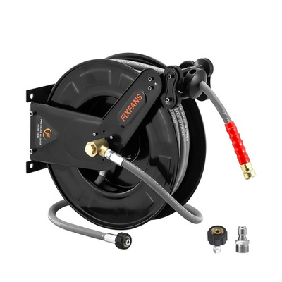 #ad Pressure Washer Hose Reel with Hose for Hot and Cold Water 3 8quot; X 50 FT Stee... $202.39