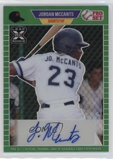 2021 Leaf Pro Set Metal 1989 Green Rainbow 5/10 Jordan McCants #PA-JM2 Auto 0o1