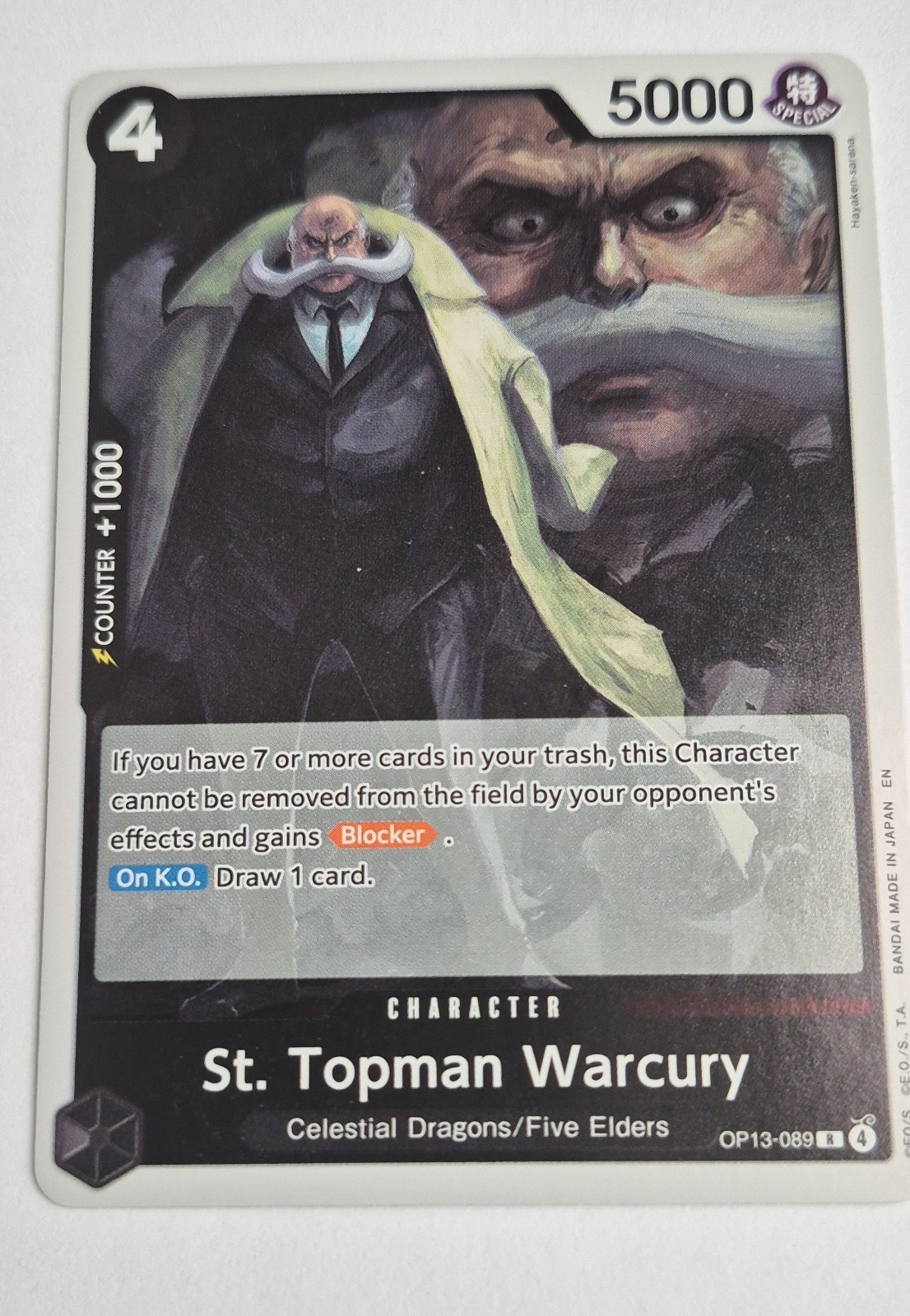 St. Topman Warcury OP13-089 Carrying On His Will Foil One Piece