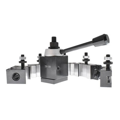 250-100 Piston Quick Change Tool Post Holder Set For Lathe 6 - 12'' 6Pcs AXA New