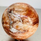 Natural Red Glue Flower Quartz Sphere Crystal Ball Healing 3160G — photo 5