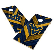 Cornhole Board Set WVU Official Licensed Regulation Size Foldable Legs