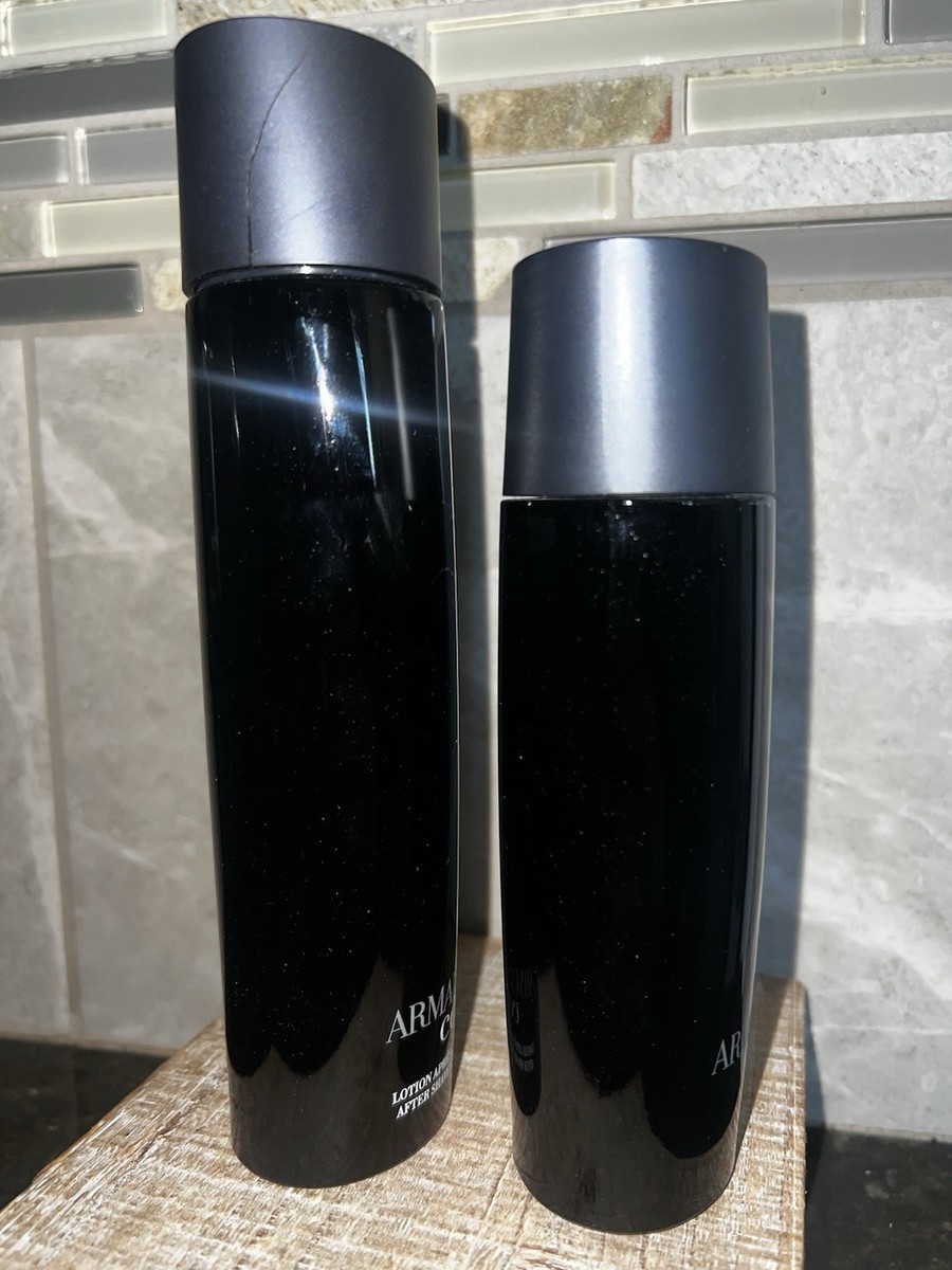 Vintage Orig Formula Armani Code 2.5 Oz Eau De Toilette & 3.4 Oz