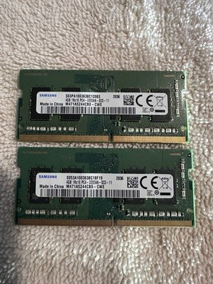 Samsung 8GB 2x4GB DDR4 3200MHz SO-DIMM Laptop RAM M471A5244CB0-CWE TESTED