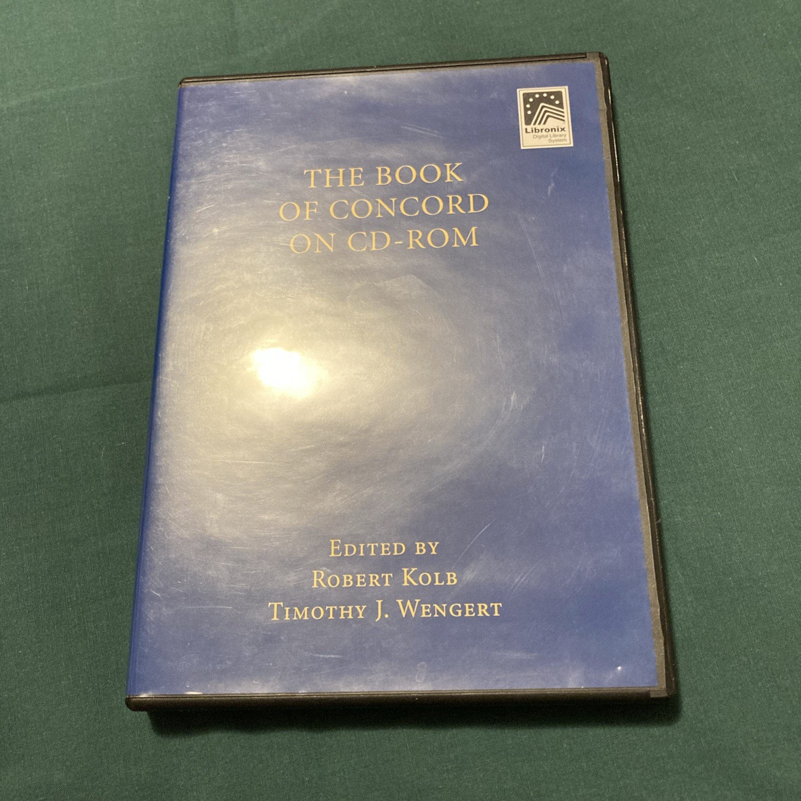 The Book Of Concord On CD-ROM Kolb Wengert Libronix Fortress Press Lutheran NRSV