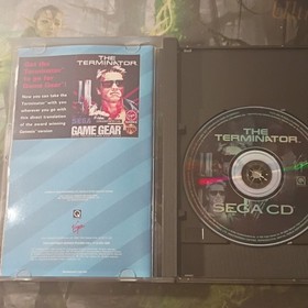 Virgin The Terminator Sega CD Action MA-13 Complete w/ Disc Case & Insert