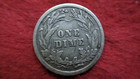 1911 US Barber .90  SILVER Dime "Philadelphia" Mint;   FINE/VF — photo 4