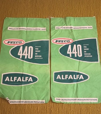 vintage feed sack bag