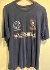 Vintage 1997 Radiohead Ok Computer Euro Shirt XL