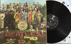 Beatles Sgt Peppers - UK Press Parlophone Records PCS-7027 Vinyl LP 1976 EX