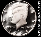 2004-S Kennedy Half Dollar- Choice Gem Proof Luster #i5700
