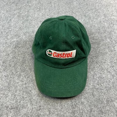 Castrol Öl Mütze Kappe Riemen hinten grün verstellbar Beechfield Motorsport Logo Promo