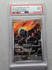 Pokemon TCG Paldean Tauros 218/193 Illustration Rare Holo Paldea Evolved PSA 9