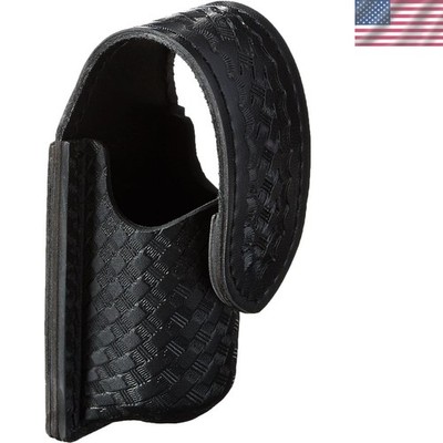 Unisex Black Mace Holder for Duty Gear - Lightweight and Secure Flap Closure