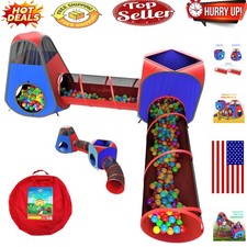 4-Piece Pop Up Play Tent  Tunnel Set for Kids   Indoor  Outdoor Fun