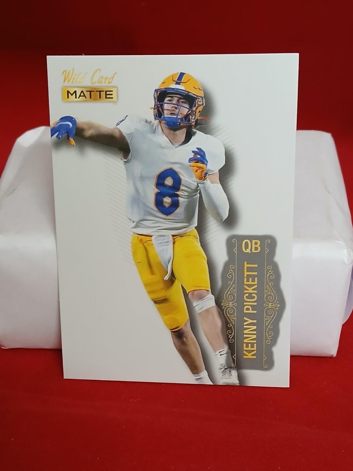 Kenny Pickett Wild Card Matte White Draft Pick #76 Base