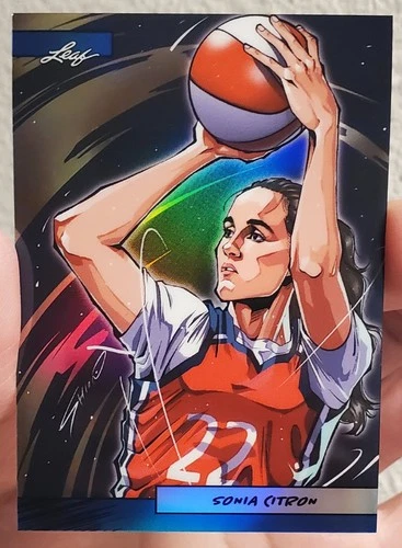 SONIA CITRON 2026 Leaf Metal Chrome BLUE ANIME NATION #27/75 WASHINGTON MYSTICS