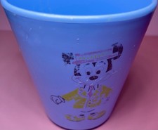 Walt Disney World 1960’s Vintage Blue Plastic Cup Mug By Eagle Made In USA