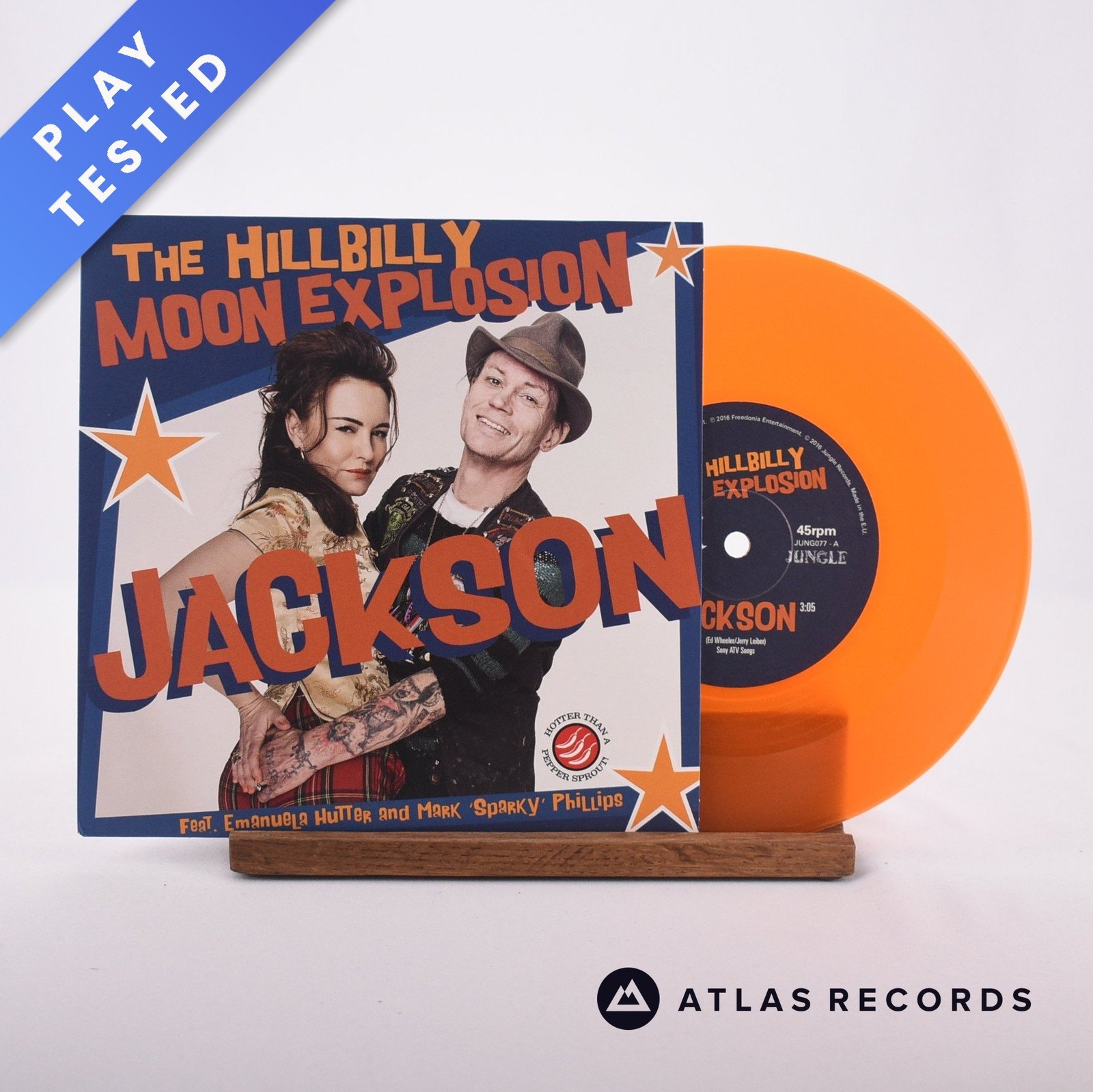 The Hillbilly Moon Explosion - Jackson - 7"" Vinyl Record - NM/NM