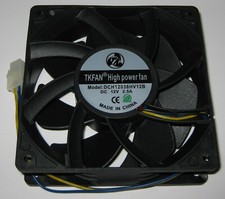 TKFAN 120 mm High Power / Speed Cooling Fan - 30 Watt - 12 V DC - 285 CFM - 72dB