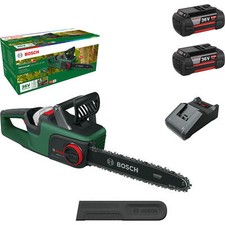 Image of Bosch ADVANCEDCHAIN 36V-35-40 36v Cordless Chainsaw 350mm 2 x 6ah Li-ion
