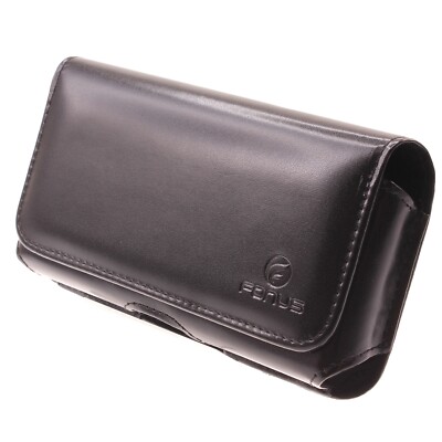 Leather Case Belt Clip Swivel Holster Cover Pouch Loops Carry for Smartphones